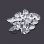 16x12mm Natural Crystal Quartz Faceted Cut Pear 100 Pieces Lot Top Quality Loose Gemstone