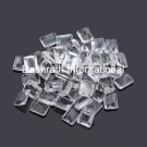 16x12mm Natural Crystal Quartz Faceted Cut Octagon 25 Pieces Lot Top Quality Loose Gemstone
