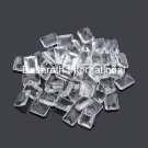 20x15mm Natural Crystal Quartz Faceted Cut Octagon 2 Piece (1 Pair ) Top Quality Loose Gemstone