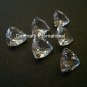 6mm Natural Crystal Quartz Faceted Cut Trillion 50 Pieces Lot    Top Quality Loose Gemstone