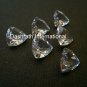 7mm Natural Crystal Quartz Faceted Cut Trillion 75 Pieces Lot    Top Quality Loose Gemstone
