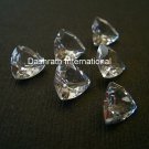 11mm Natural Crystal Quartz Faceted Cut Trillion 50 Pieces Lot    Top Quality Loose Gemstone