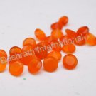 8mm Natural Carnelian Faceted Cut  Round 75 Pieces Lot Orange Color Top Quality Loose Gemstone