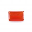 11x9mm Natural Carnelian Faceted Cut  Octagon 50 Pieces Lot  Top Quality Loose Gemstone