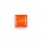 4mm Natural Carnelian Faceted Cut Square 50 Pieces Lot  Top Quality Loose Gemstone