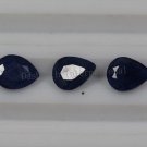 4x6mm Natural Blue Sapphire Faceted Cut Pear 50 Pieces Lot   Top Quality Loose Gemstone