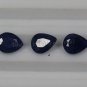 7x5mm Natural Blue Sapphire Faceted Cut Pear 50 Pieces Lot   Top Quality Loose Gemstone