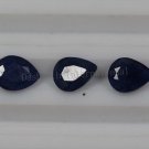 8x6mm Natural Blue Sapphire Faceted Cut Pear 25 Pieces Lot  Top Quality Loose Gemstone