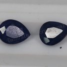 9x7mm Natural Blue Sapphire Faceted Cut Pear 10 Pieces Lot Top Quality Loose Gemstone