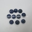 4mm Natural Blue Sapphire  Cabochon   Round 2 Piece (1 Pair ) Top Quality Loose Gemstone