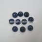 4mm Natural Blue Sapphire  Cabochon   Round 2 Piece (1 Pair ) Top Quality Loose Gemstone