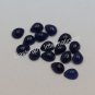 3x4mm Natural Blue Sapphire  Cabochon Pear 25 Pieces Lot Top Quality Loose Gemstone