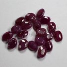 3x5mm Natural Ruby Faceted Cut Oval 100 Pieces Lot Red Pink Color Top Quality Loose Gemstone