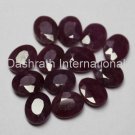 4x6mm Natural Ruby Faceted Cut Oval 10 Pieces Lot  Red Pink Color Top Quality Loose Gemstone