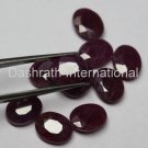 7x9mm Natural Ruby Faceted Cut Oval 25 Pieces Lot Red Pink Color Top Quality Loose Gemstone