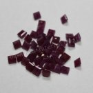 5mm Natural Ruby Faceted Cut Square 5 Pieces Lot  Red Pink Color Top Quality Loose Gemstone