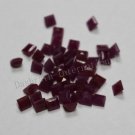 6mm Natural Ruby Faceted Cut Square 25 Pieces Lot Red Pink Color Top Quality Loose Gemstone