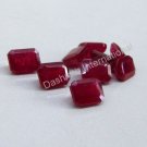 3x5mm  Natural Ruby Faceted Cut Octagon 5 Pieces Lot  Red Pink Color Top Quality Loose Gemstone