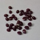 3x5mm Natural Ruby Cabochon Oval 10 Pieces Lot  Red Pink Color Top Quality Loose Gemstone