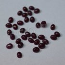 4x6mm Natural Ruby Cabochon Oval 100 Pieces Lot  Red Pink Color Top Quality Loose Gemstone