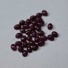 7x9mm Natural Ruby Cabochon Oval 5 Pieces Lot  Red Pink Color Top Quality Loose Gemstone