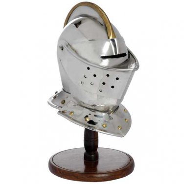 Mini Armet Helmet With Stand