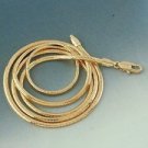 14K Gold Plated Snake Chain 20 Inch