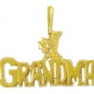 "NUMBER #1 GRANDMA" Pendant In Gold Or Rhodium w-87
