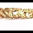 Diamond Cut Nugget Band Ring Gold Or Rhodium Layered LN-5