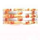Two Toned  Weave Band Ring LR-258