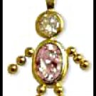 June Boy Birthstone Baby Gold Layered CZ-12