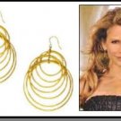 Sedgwick's ( The Closer ) Stunning Multi-Hoop Earrings HE-125