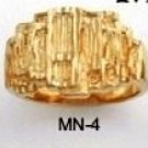Nugget Ring Gold Layered MN-4