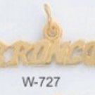 Denver "BRONCOS"  Football  Team Pendant Gold Or Rhodium W-727