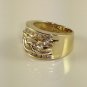1 ct Diamond Cluster Ring in 14K Solid Yellow Gold
