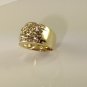 1 ct Diamond Cluster Ring in 14K Solid Yellow Gold