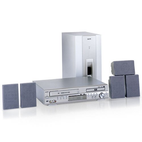 Sanyo DVD/VCR Home Theater DWM3000U Silver DVD VCR VHS Player Combo