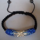 New Shamballa bracelet rhinestone tube gradient crystal adjustable