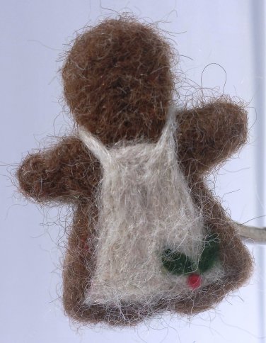 Gingerbread lady brooch