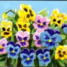 ACEO Art - Pansies - Patricia Ann Rizzo