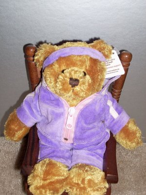 Workout Bear Plush Sachet