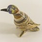 Hand Blown Glass Colorful Bird Gilt Miniature Animal Figurines Thai Gifts