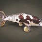 Hand Blown Glass Colorful Koi Fish Gilt #2 Art Glass Animal Figurines Thai Gifts