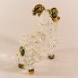 Hand Blown Glass Sheep Gilt Art Glass Animal Figurines Thai Gifts