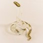 Hand Blown Glass Snake Gilt Art Glass Animal Figurines Thai Gifts