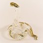 Hand Blown Glass Snake Gilt Art Glass Animal Figurines Thai Gifts
