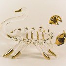 Hand Blown Glass Scorpion Gilt Art Glass Animal Figurines Thai Gifts