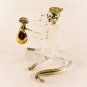 Hand Blown Glass Monkey Gilt Art Glass Animal Figurines Thai Gifts
