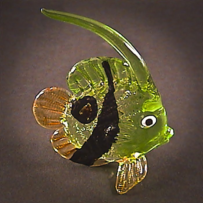 fish blown glass