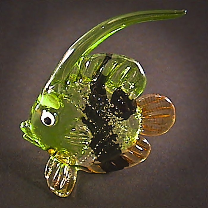 hand blown glass fish ornaments